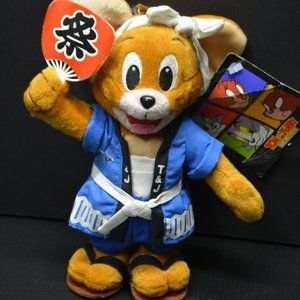 2000 Tom and Jerry The Movie Mouse Plush Stuffed Animal Doll Toy 9" Karate Suit